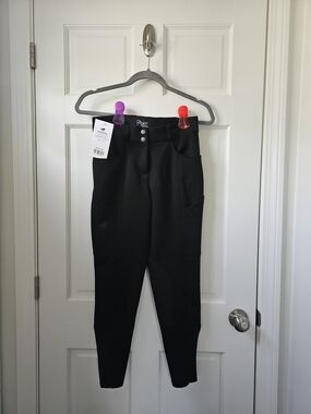 Womens SmartPak 26R Black Knee Grip Equestrian Leggings New With Tag